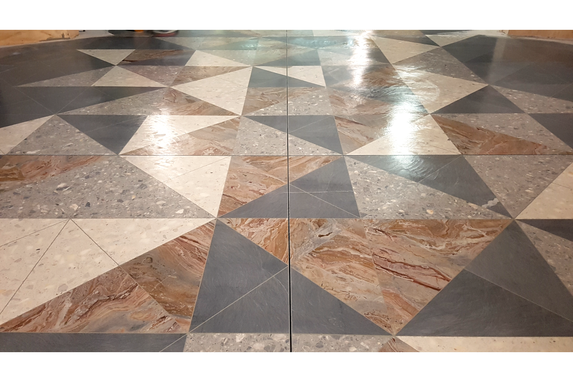 Floor and cladding Arabescato Orobico Marble