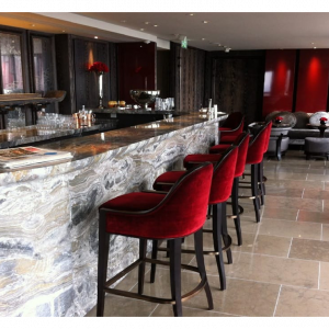 Rivestimento Bancone lucido Marmo Arabescato Orobico Grigio