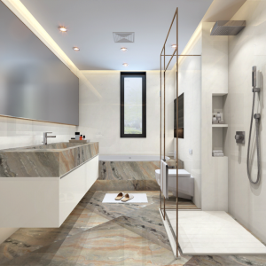 Rendering-Bagno-Marmo-Arabescato-Orobico