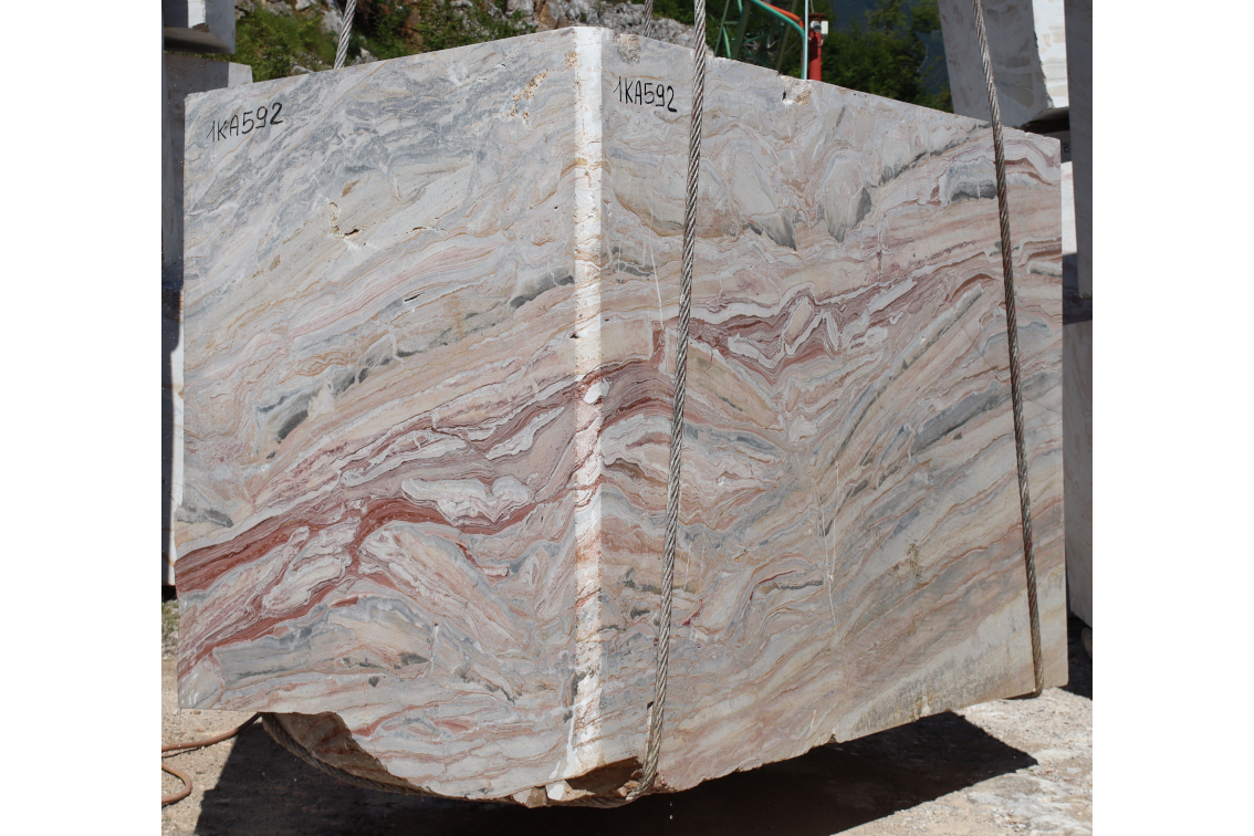 Arabescato Orobico Red Block